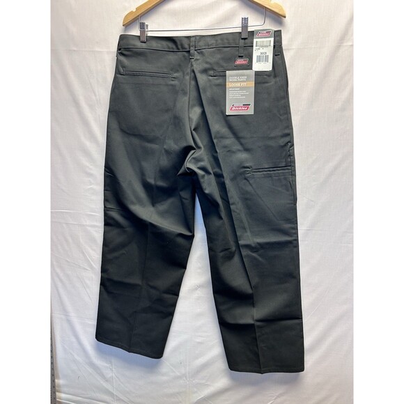 DICKIES Loose Fit Double Knee Straight Leg Black Work Pants Men's Size 36x29 NWT - Picture 10 of 10